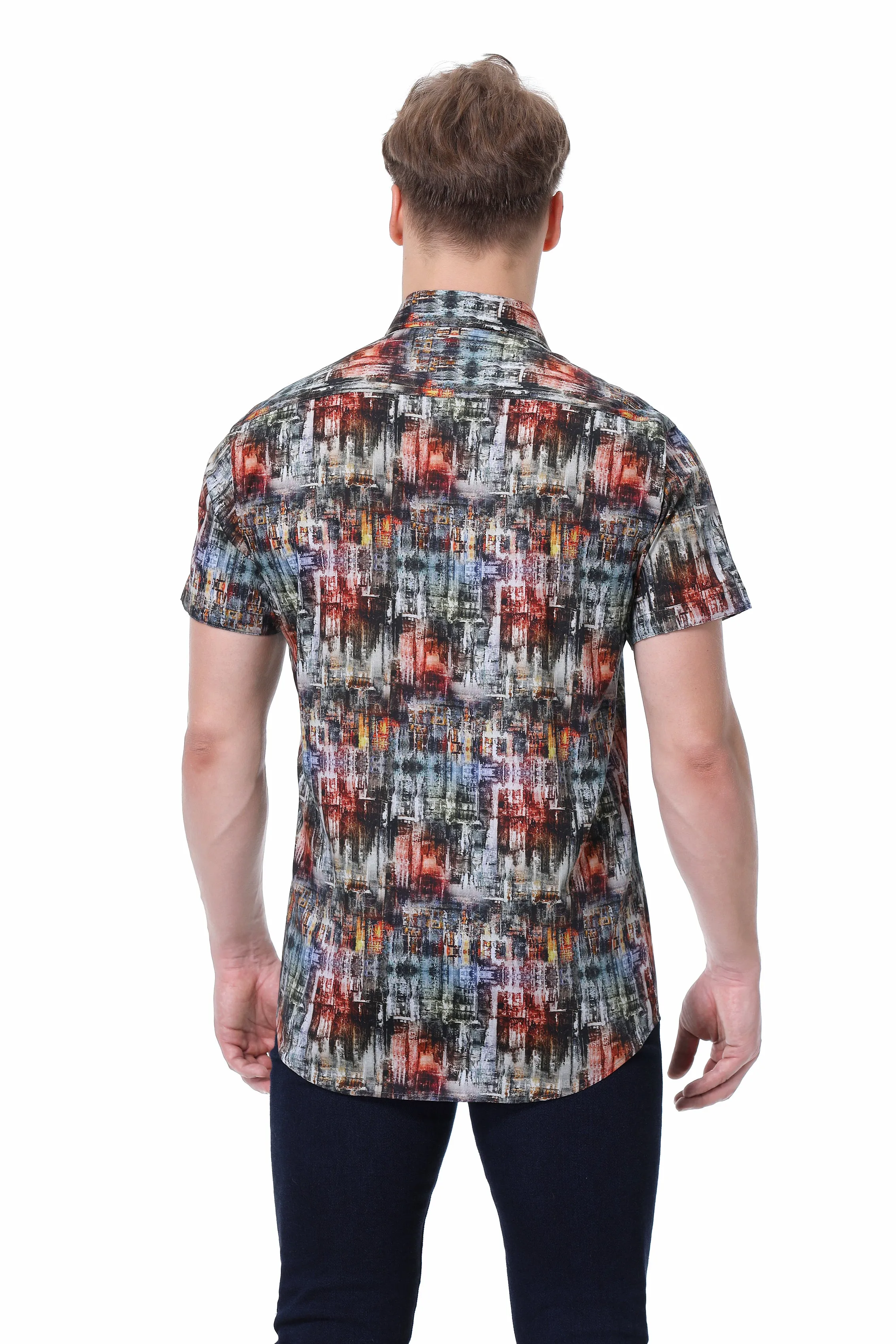 1 Like No other Vidre Short Sleeve Casual Shirt