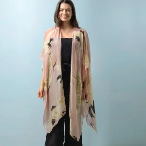 100 Stars Stork Pink Throwover