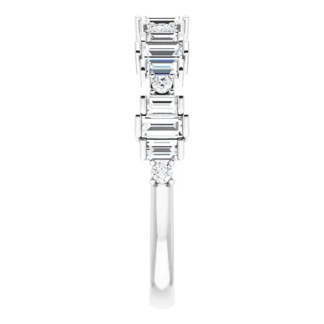 14K White 5/8 CTW Diamond Anniversary Band