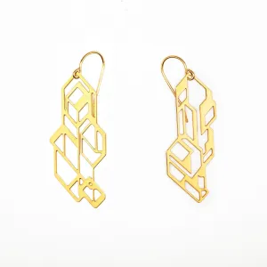 #15 earrings gold
