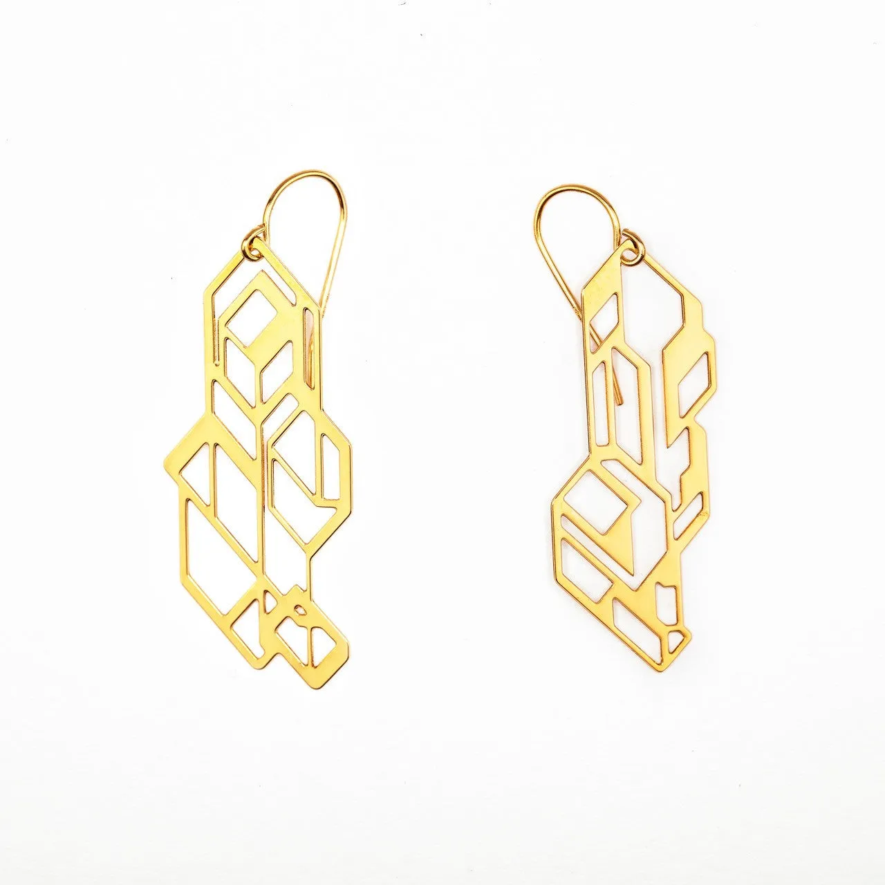 #15 earrings gold