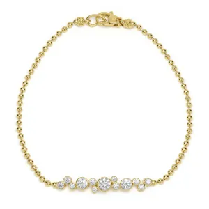 18K Fizz Diamond Beaded Bracelet