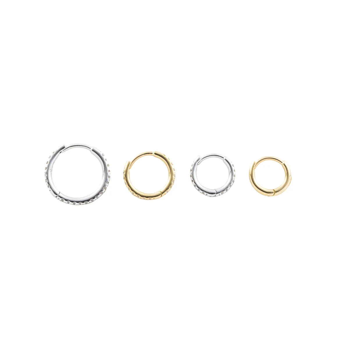 18K MANHATTAN Hoop Earring Small size