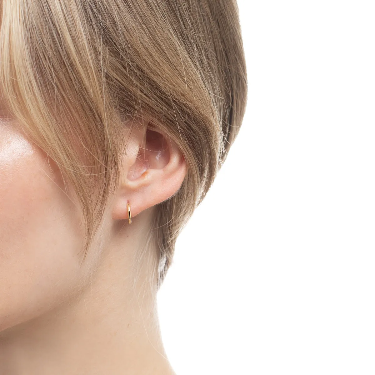 18K MANHATTAN Hoop Earring Small size
