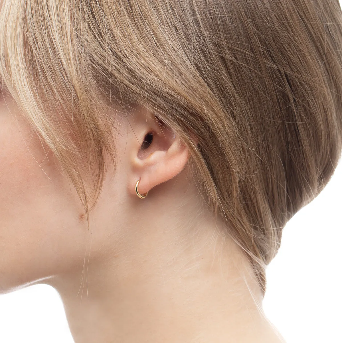 18K MANHATTAN Hoop Earring Small size