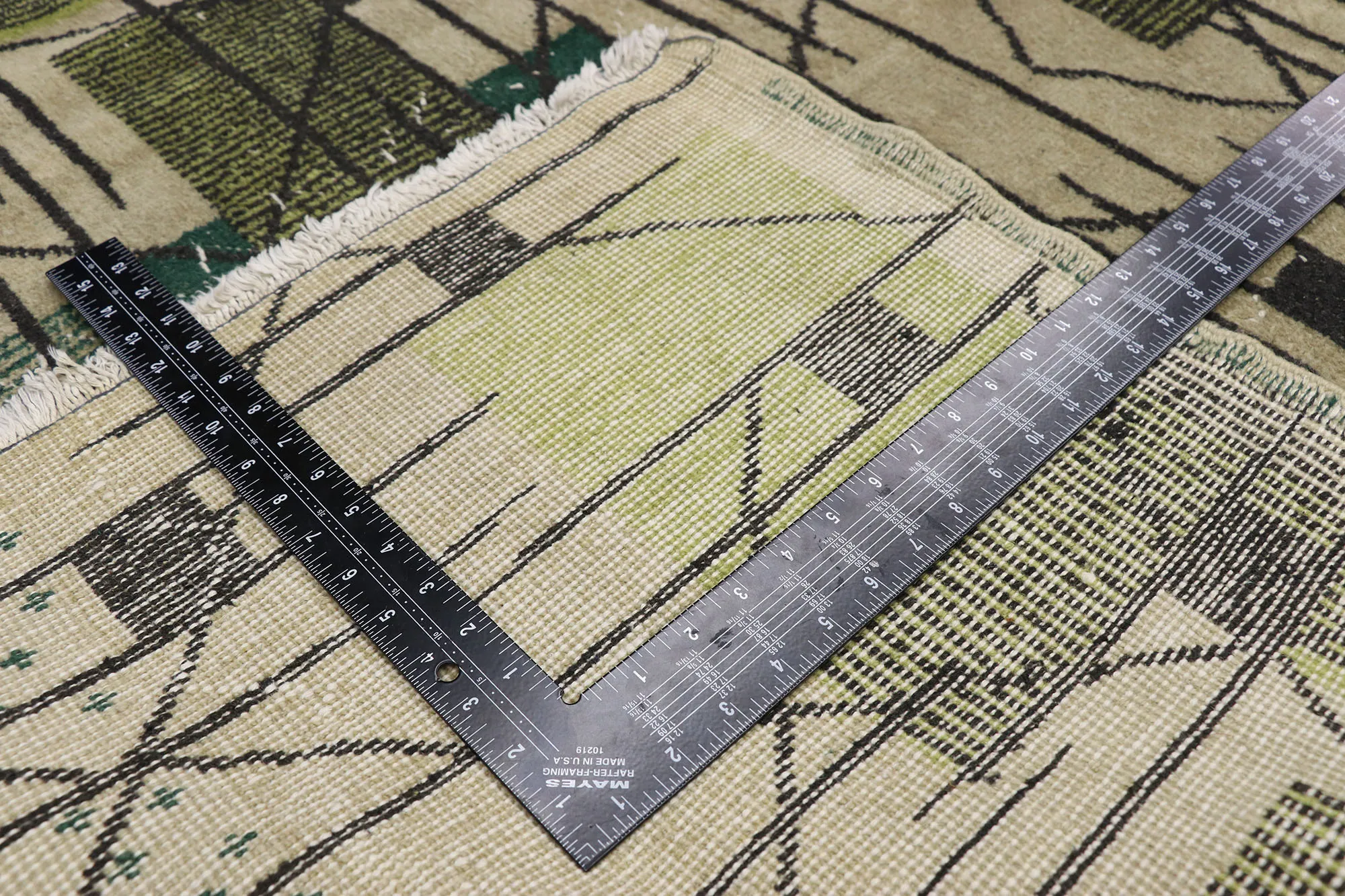 4 x 7 Zeki Muren Vintage Sivas Rug 52578
