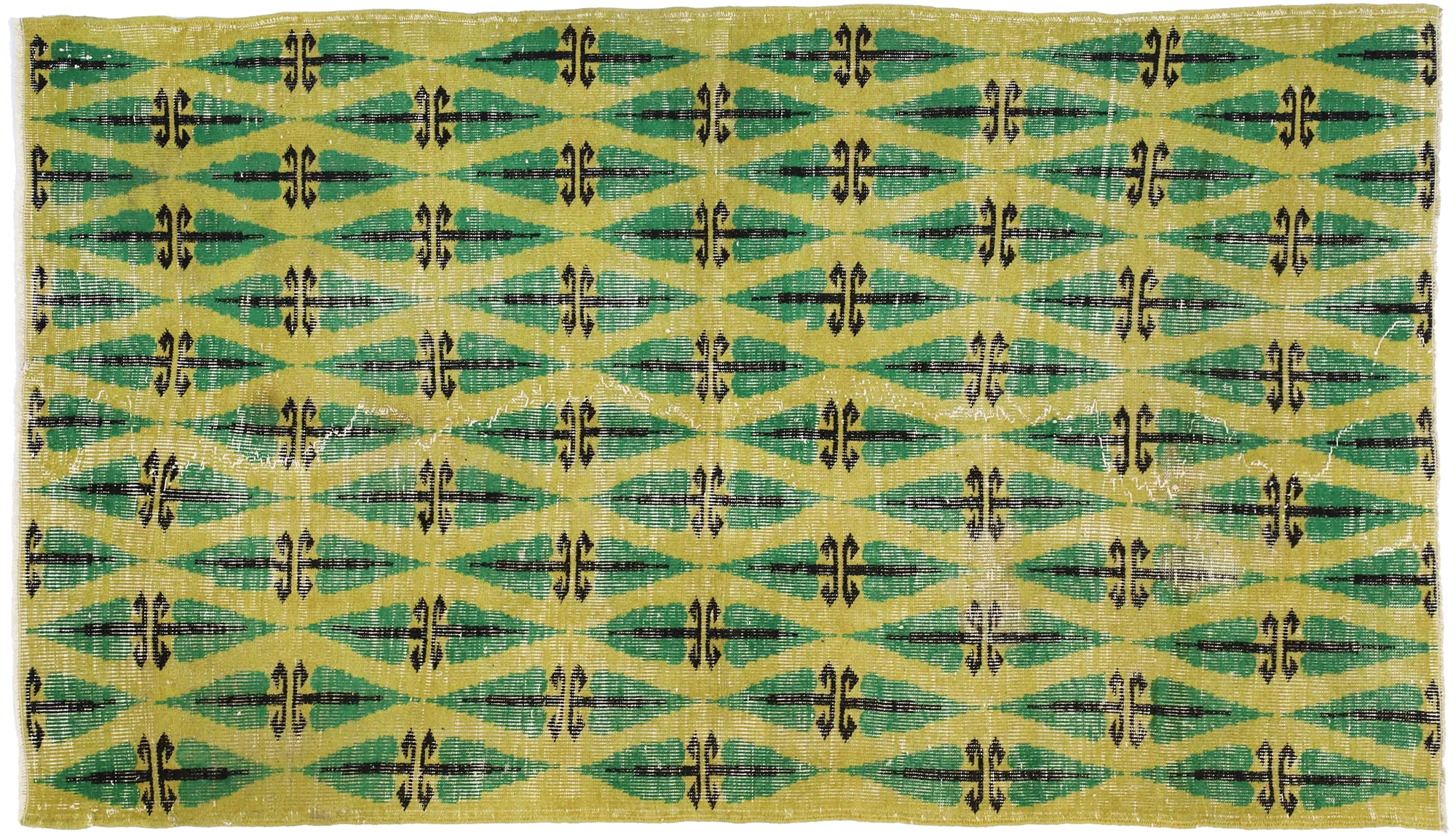 4 x 7 Zeki Muren Vintage Sivas Rug 52599