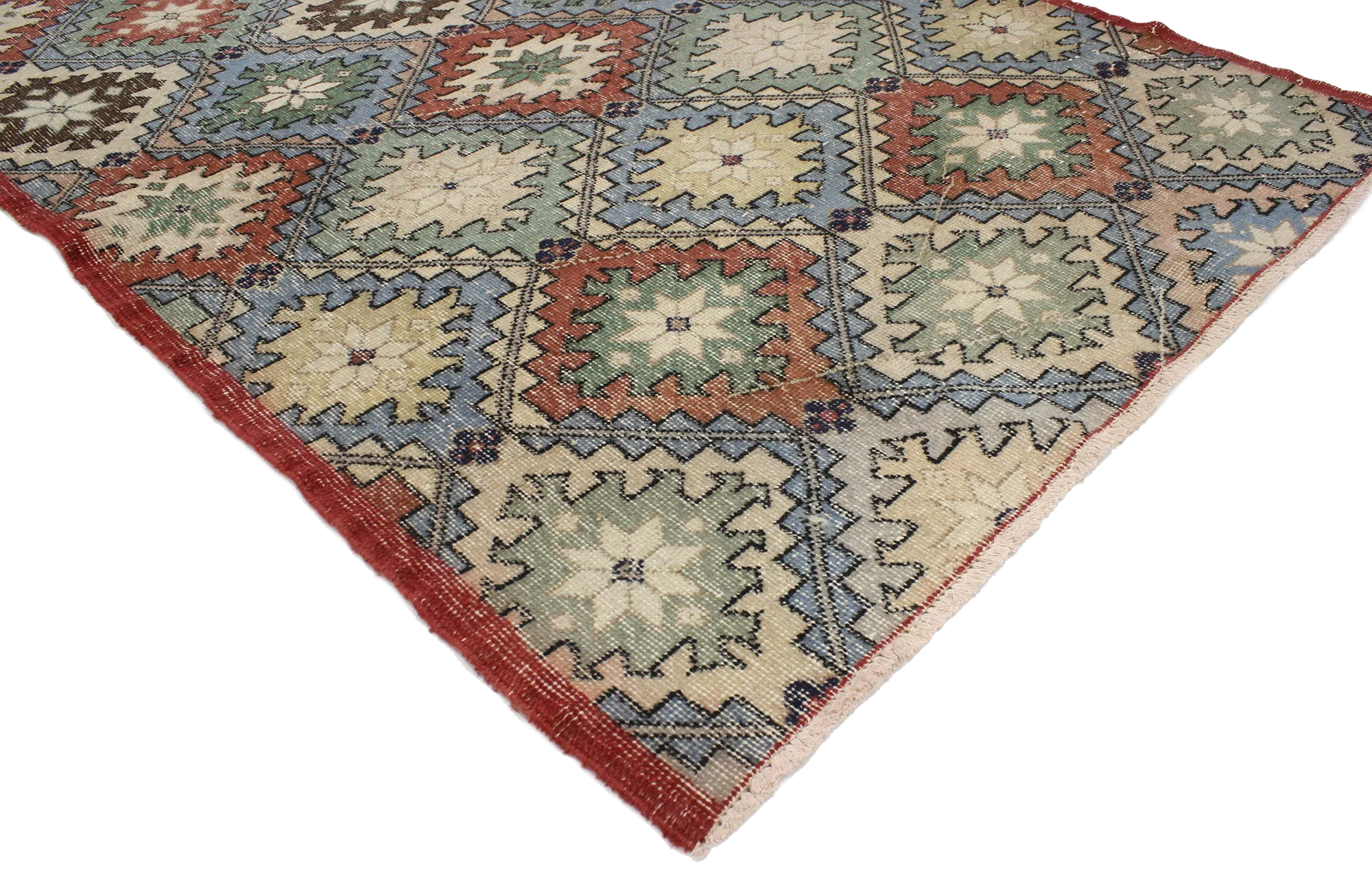 4 x 8 Vintage Sivas Rug 51996