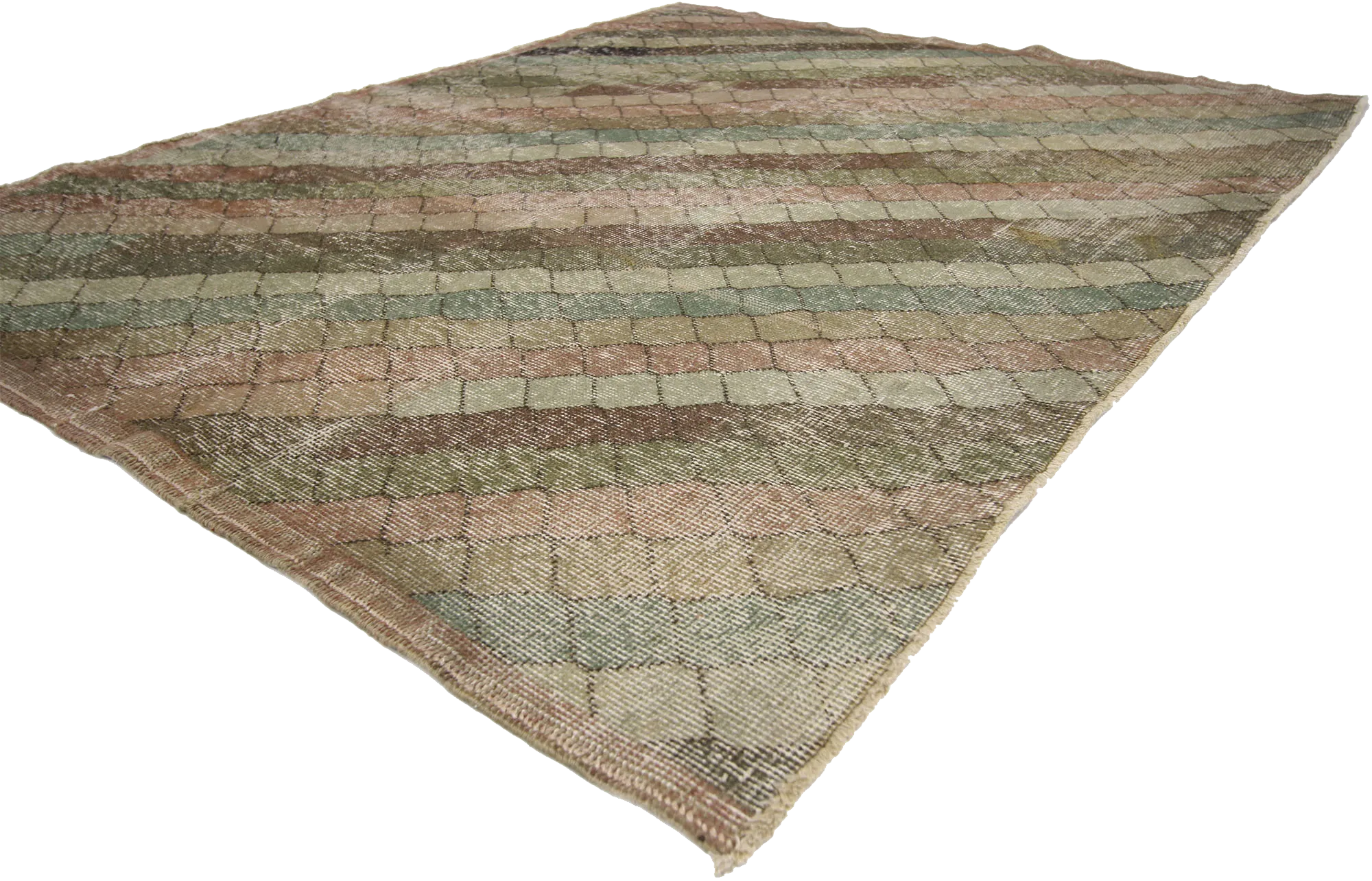 4'4 X 5'6 Zeki Muren Vintage Sivas Rug
