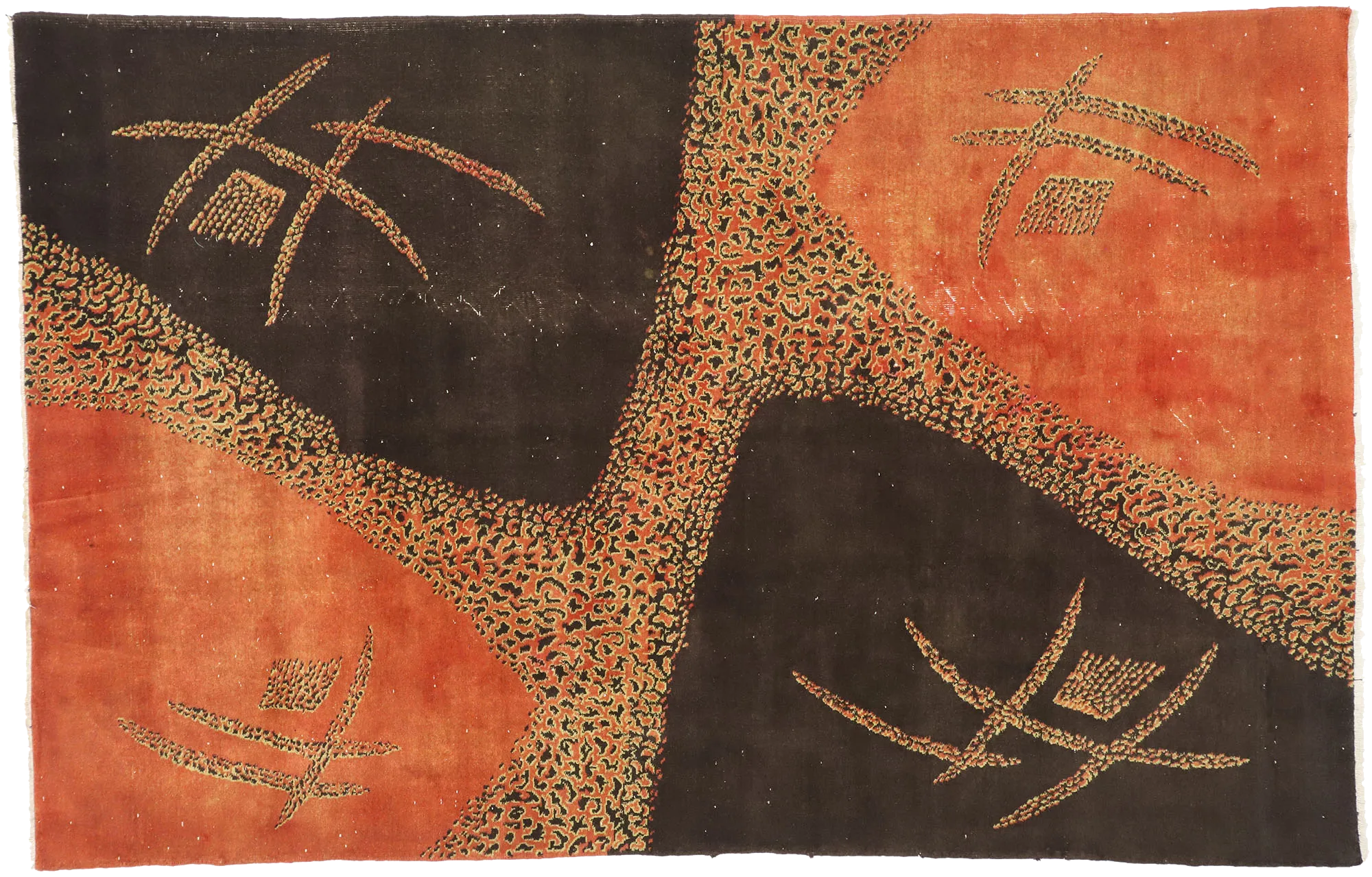 6’8” x 10’4” Vintage Sivas Rug