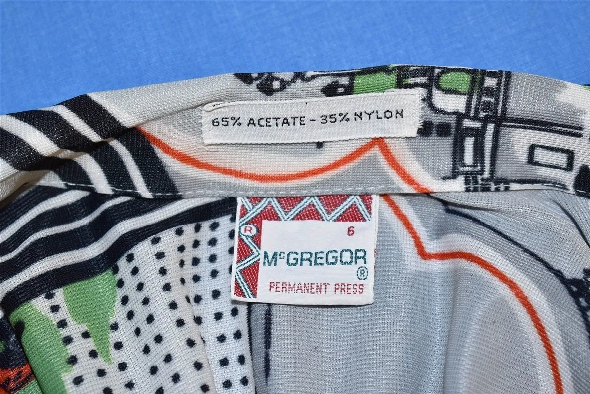 70s McGregor Country Town Scene Disco Shirt Toddler 5T