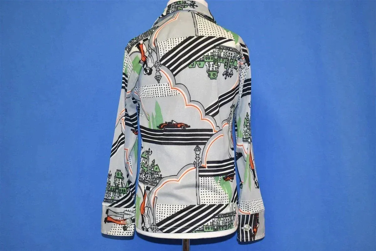 70s McGregor Country Town Scene Disco Shirt Toddler 5T