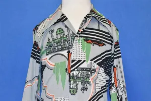 70s McGregor Country Town Scene Disco Shirt Toddler 5T