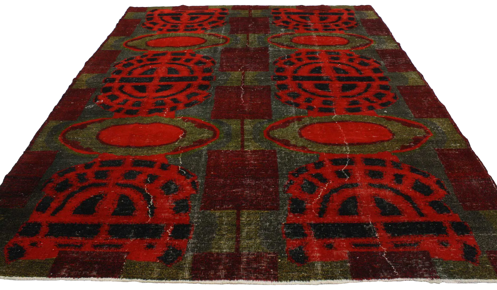 7'3" x 9'10" Zeki Muren Vintage Sivas Rug