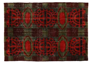 7'3" x 9'10" Zeki Muren Vintage Sivas Rug