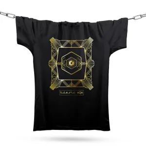 Acid Deco Balearic Eye Dave Little T-Shirt / Black