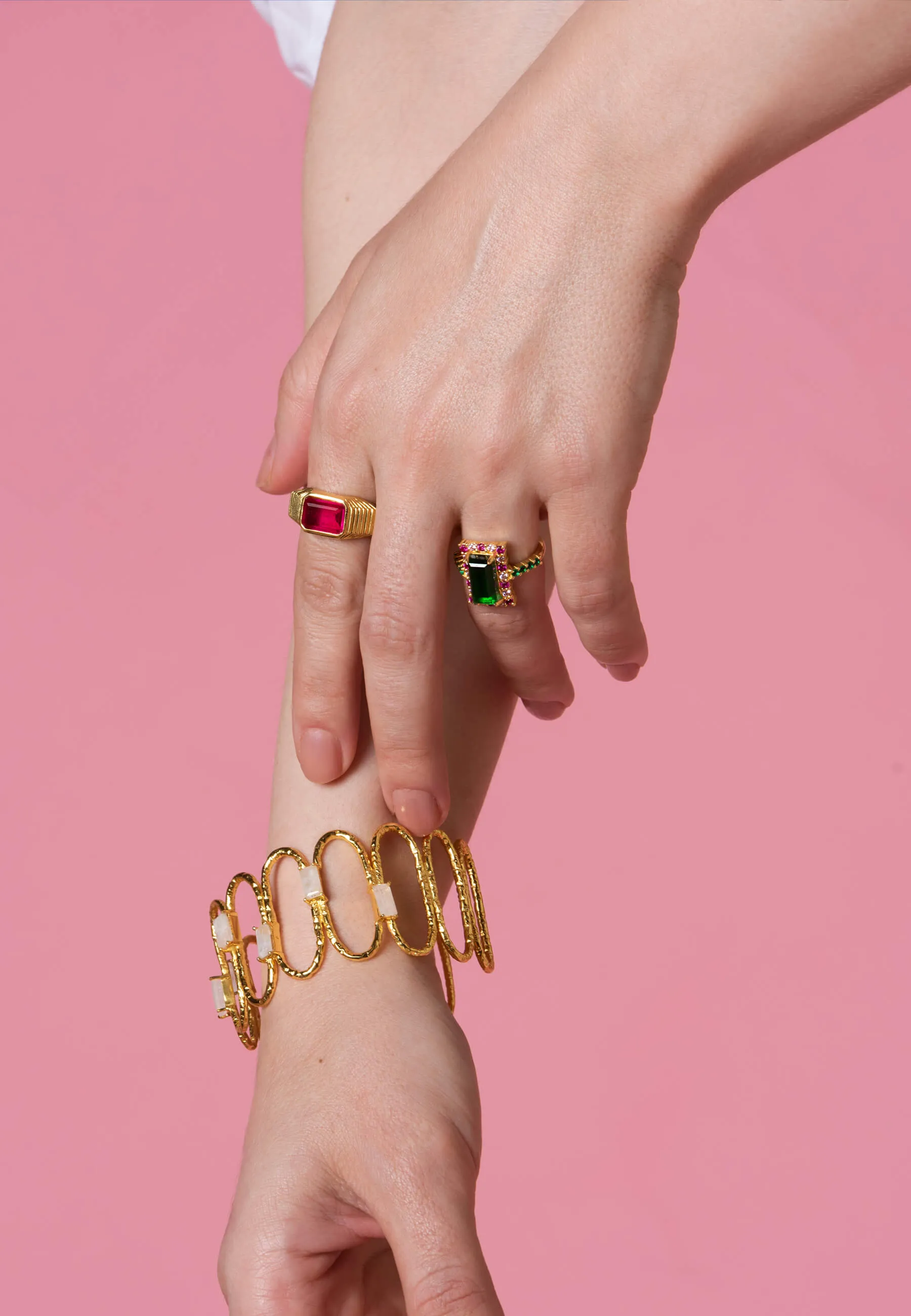 Anillo Chevalier Fucsia