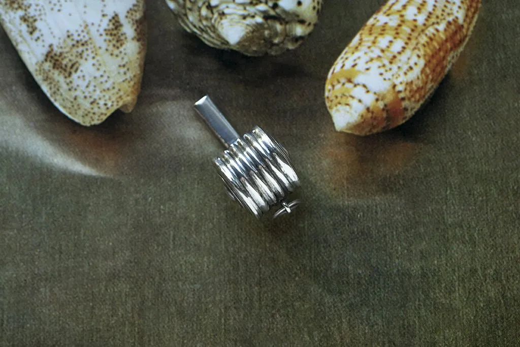 Antique Sterling Silver Whistle Pendant