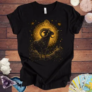 Aries Celestial Guardian Tarot Card T-Shirt