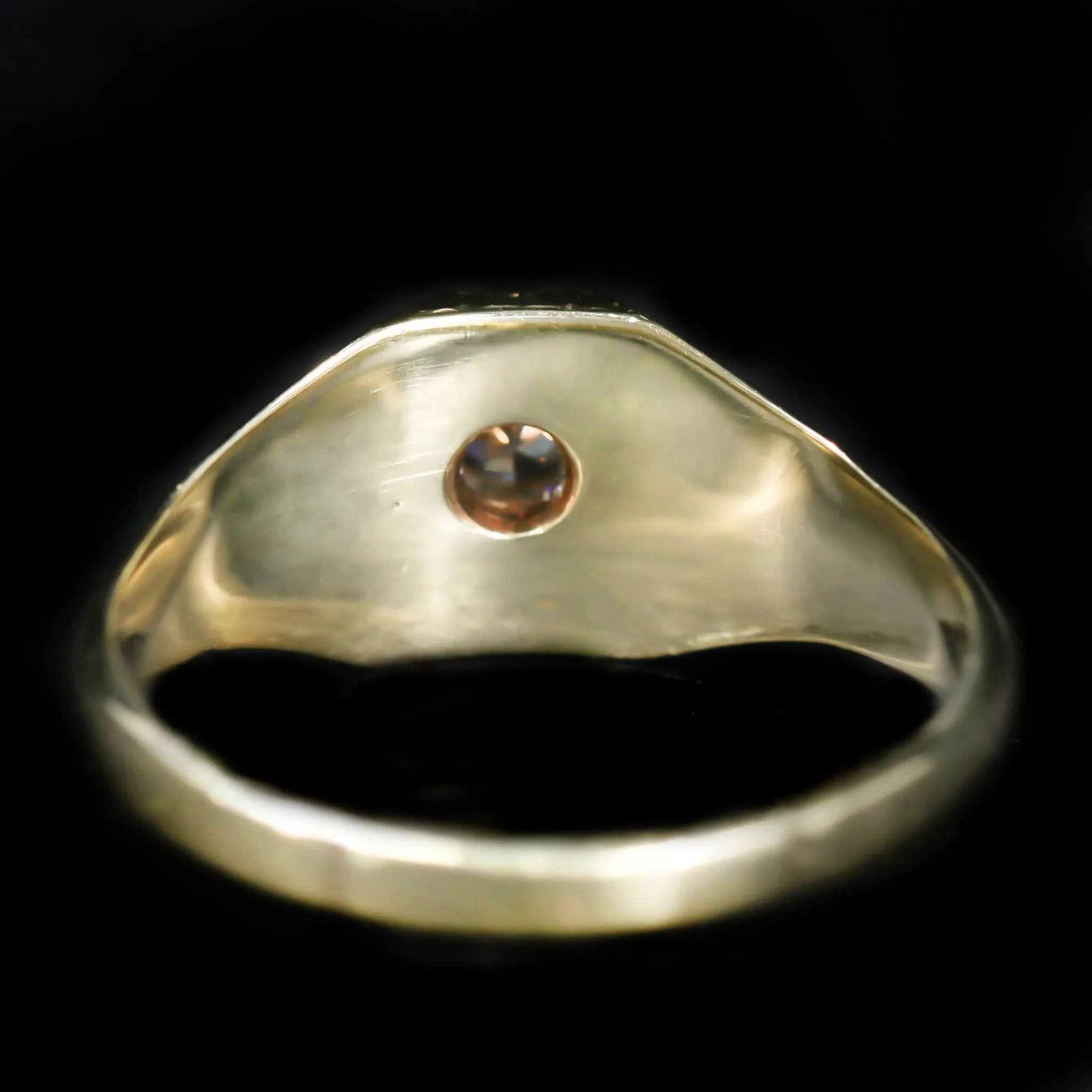 Art Deco 0.40 Carat Old European Cut Diamond Ring