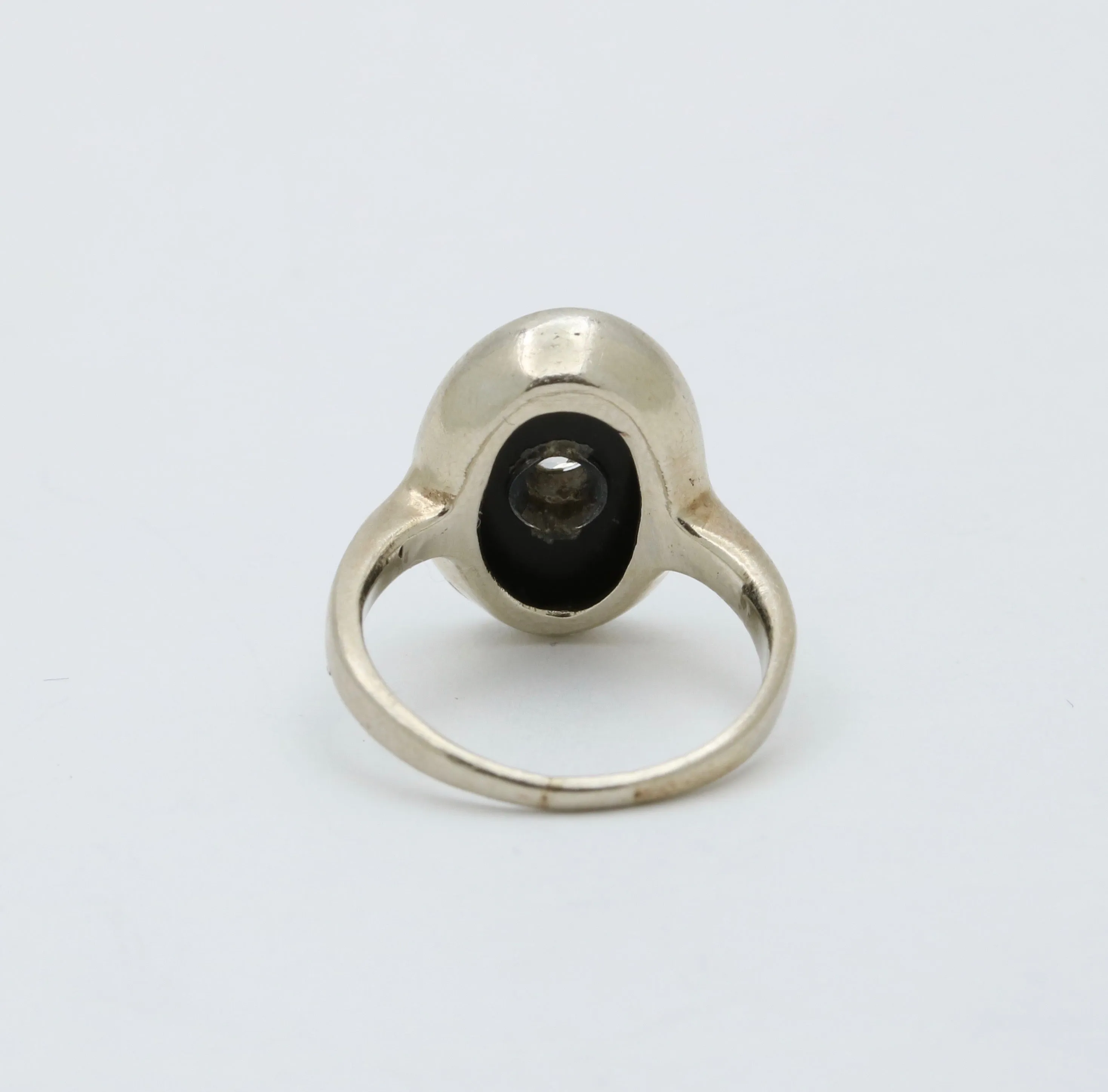Art Deco Diamond and Onyx Ring
