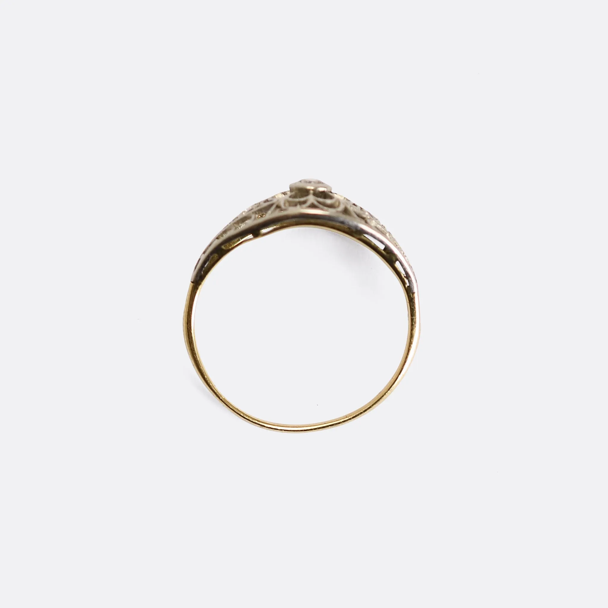 Art Deco Diamond Openwork Ring