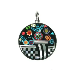 Art Deco Flower Pendant
