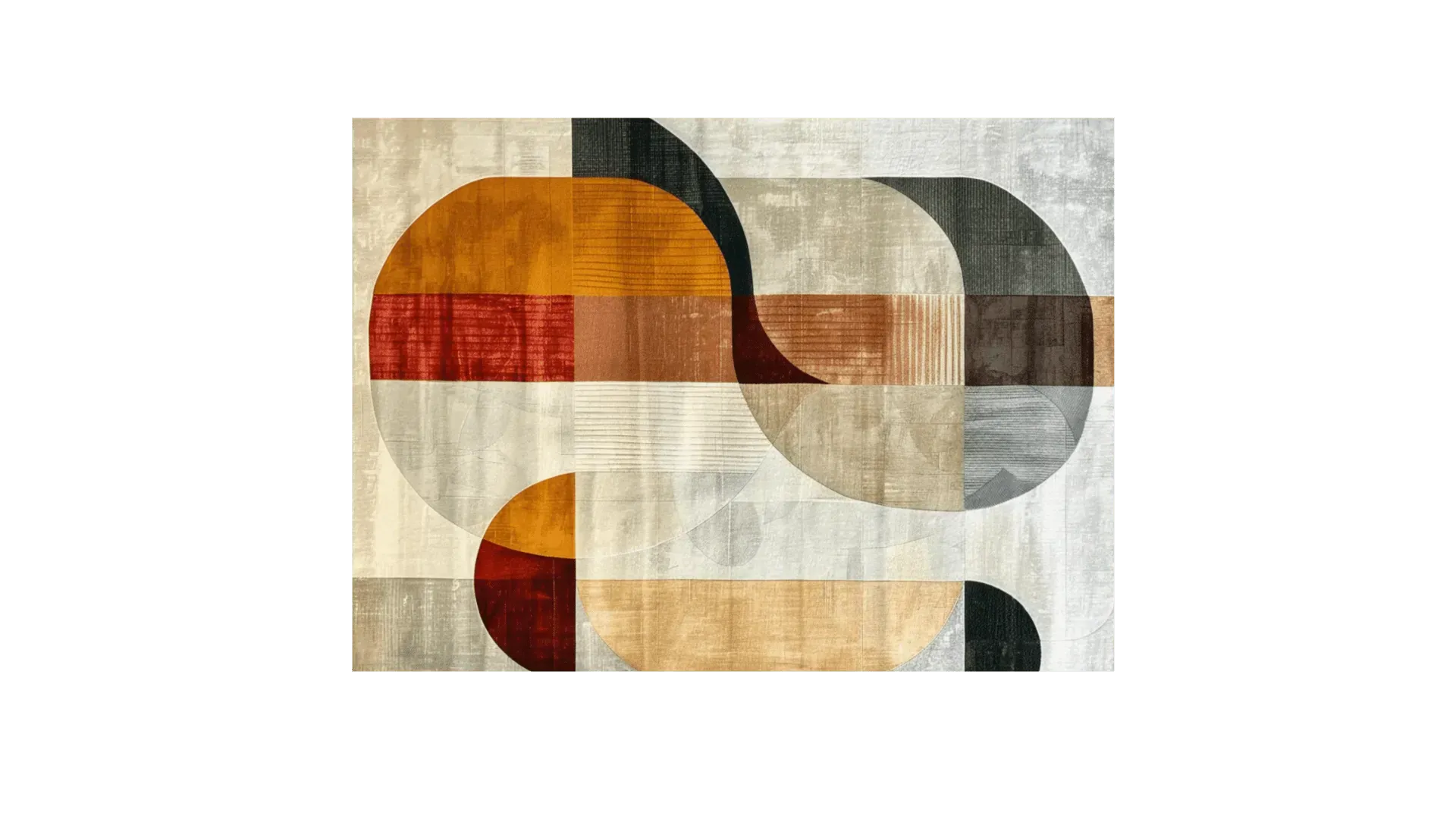 Art Deco Fusion Hand Tufted Rug