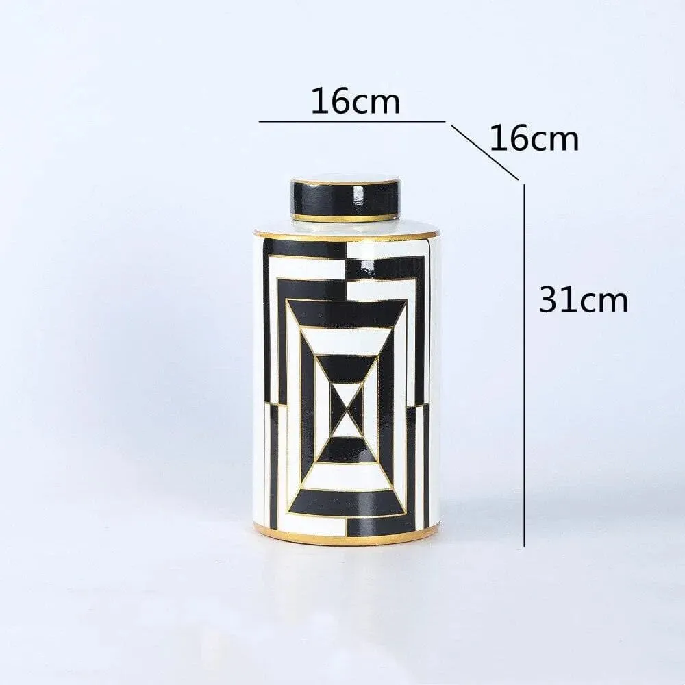 Art Deco Glam Storage Jar