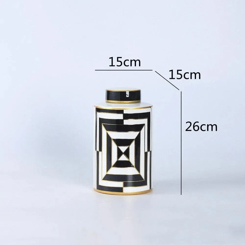 Art Deco Glam Storage Jar