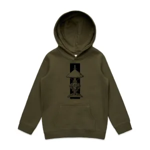 Art Deco Lamp – Kid's Hooded Sweatshirt