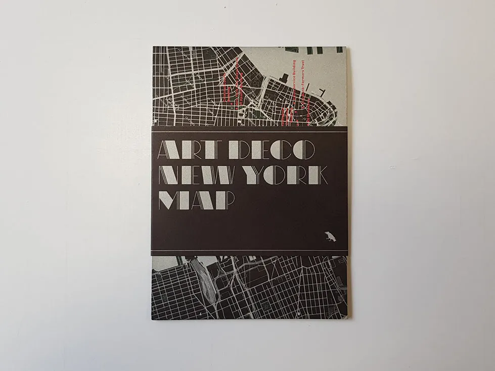 Art Deco New York Map