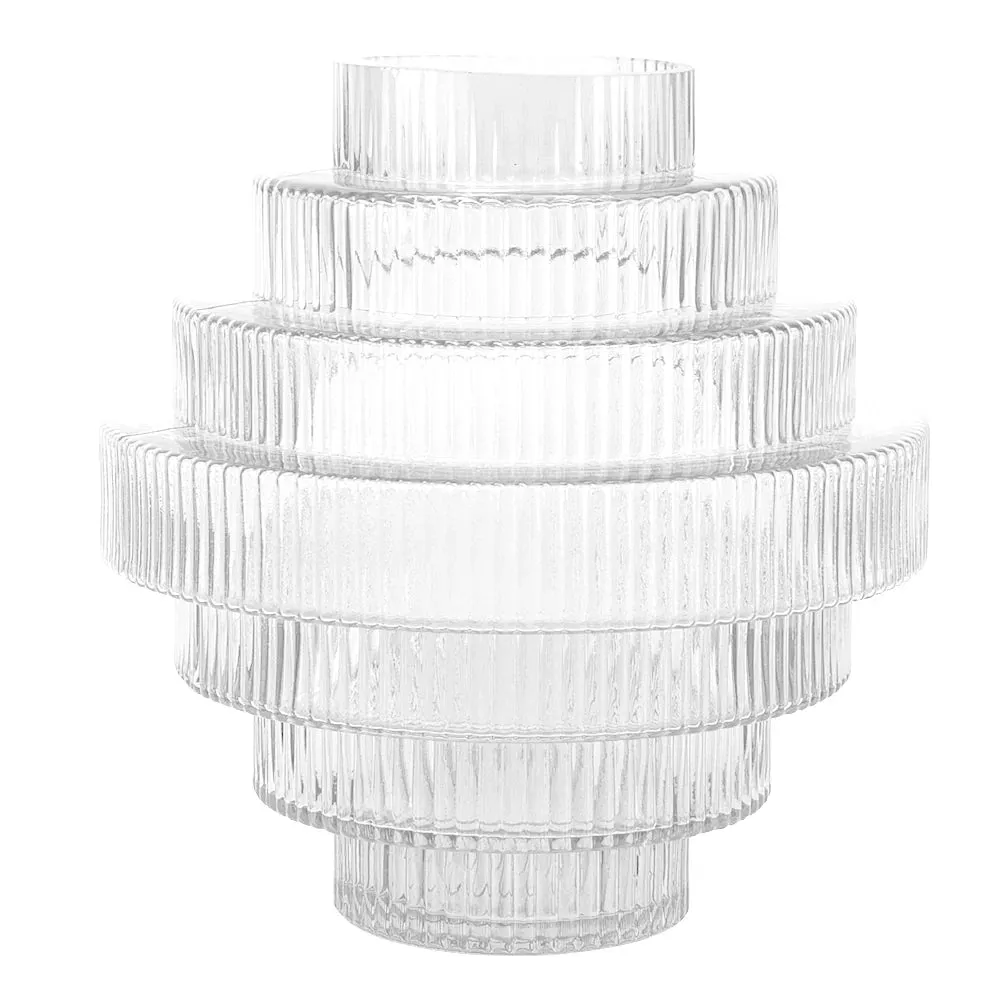 Art Deco Vase in Clear