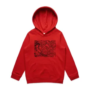 Art Deco Woman – Kid's Hooded Sweatshirt