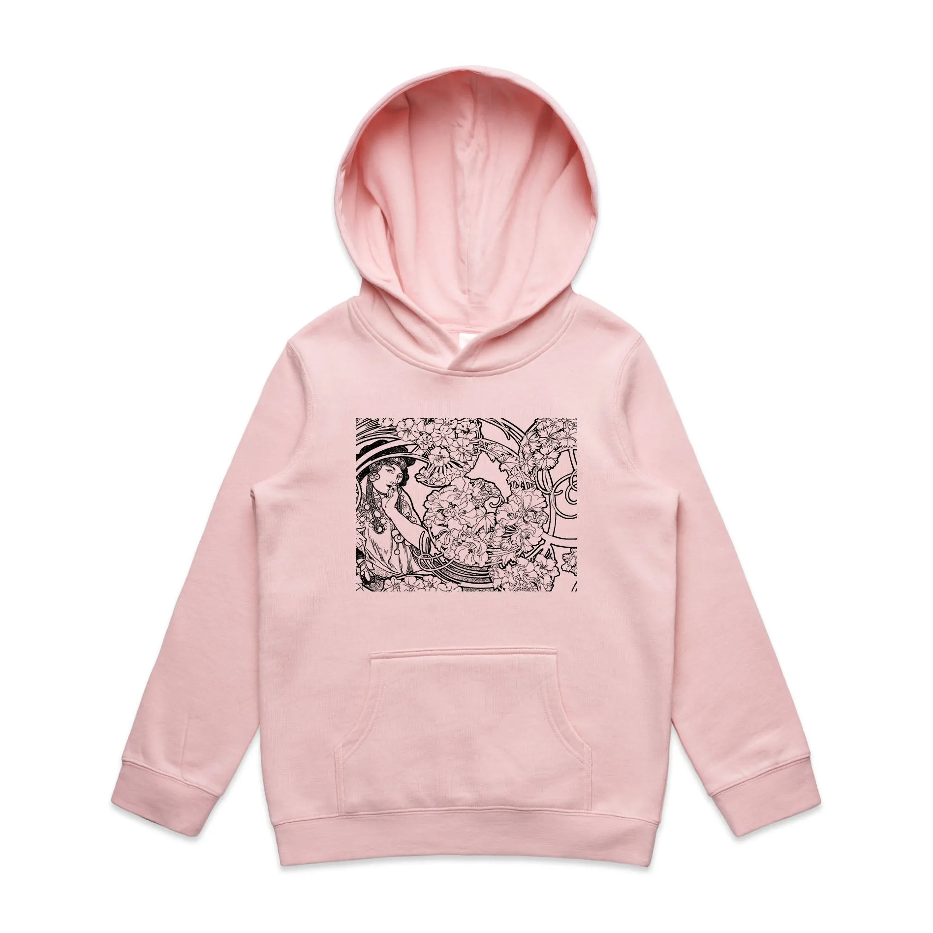 Art Deco Woman – Kid's Hooded Sweatshirt
