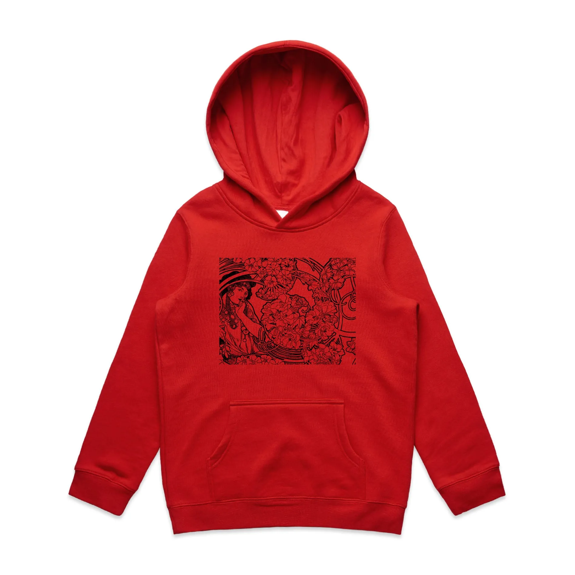 Art Deco Woman – Kid's Hooded Sweatshirt