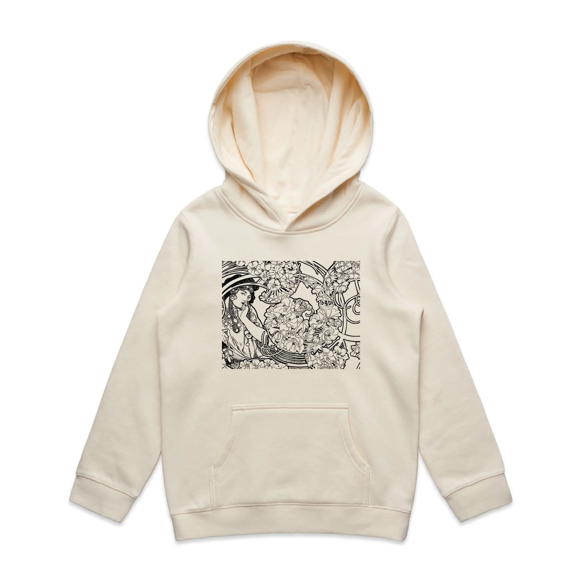 Art Deco Woman – Kid's Hooded Sweatshirt
