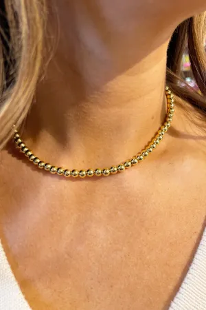 Ball-Beaded Necklace
