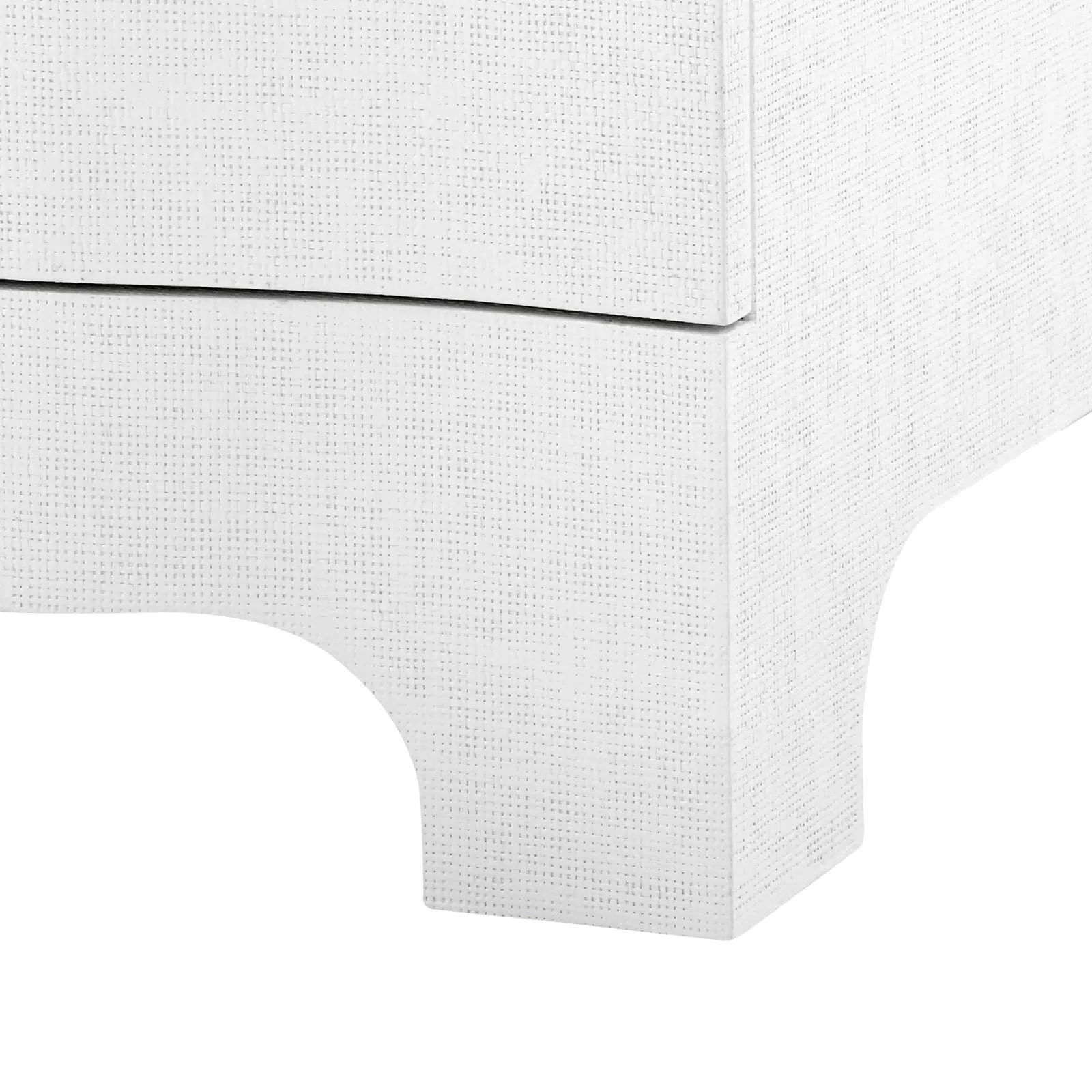 Bardot 3-Drawer Side Table / Chiffon White