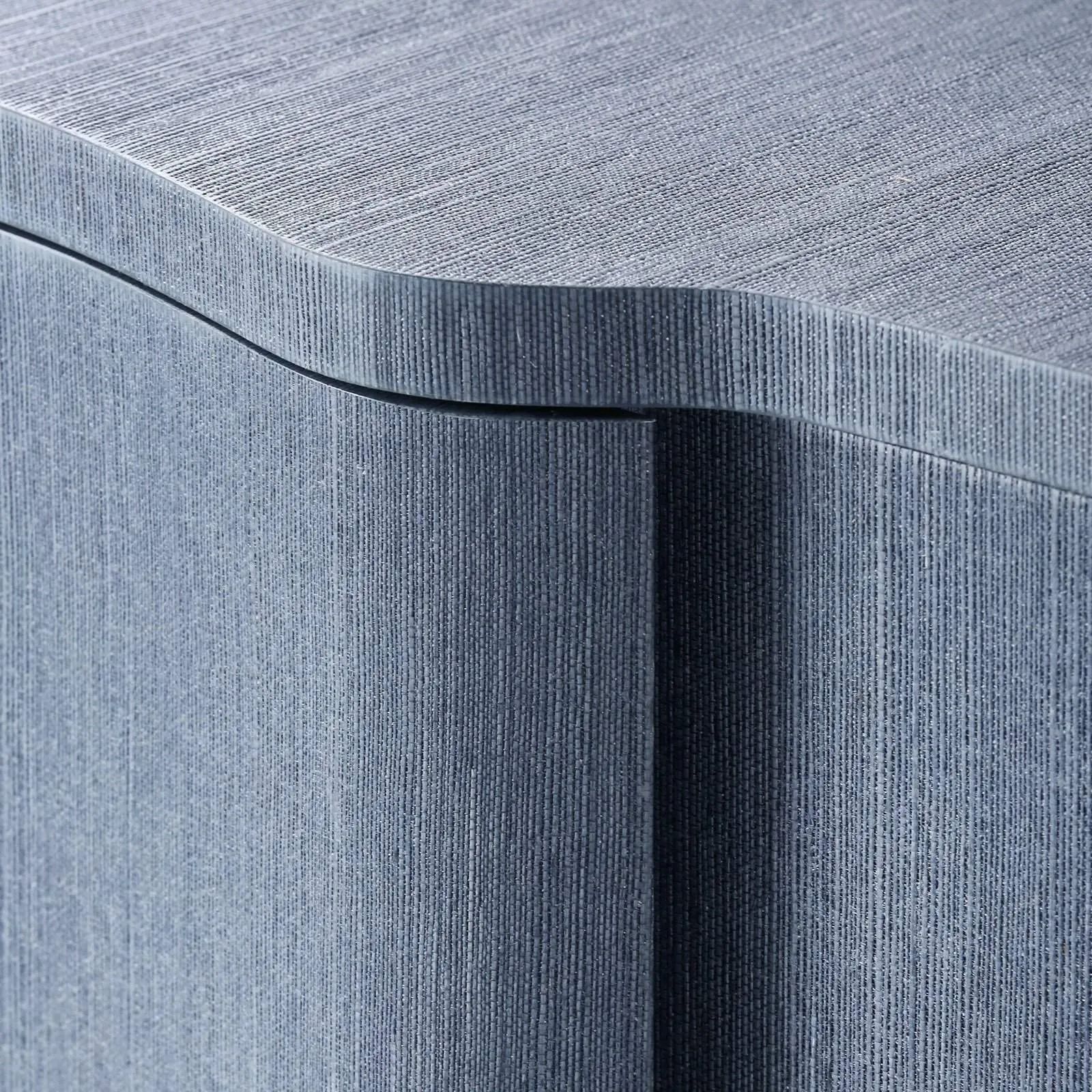 Bardot 3-Drawer Side  Table / Navy Blue