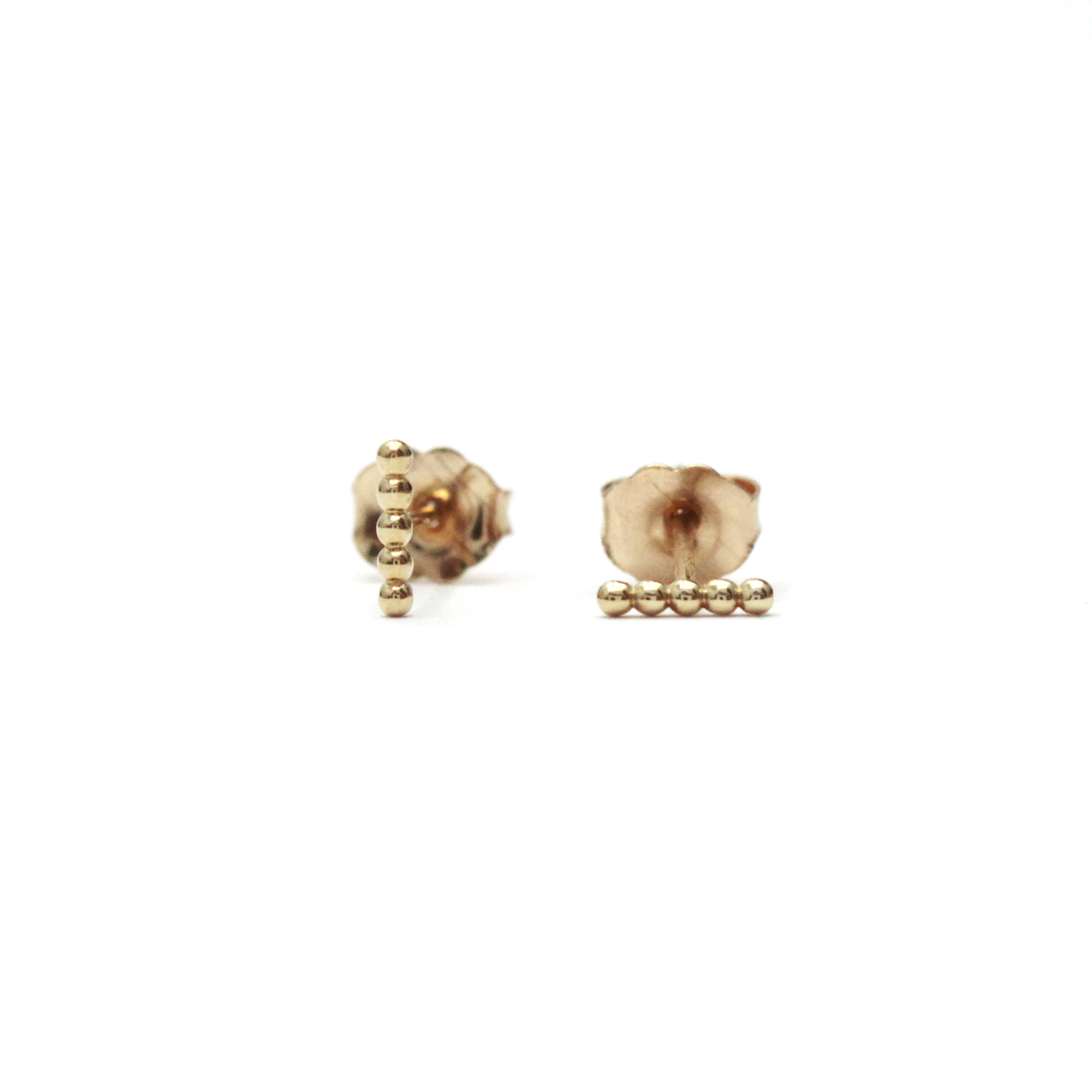 Beaded Bar Earrings