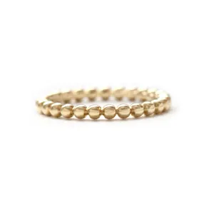 Beaded Plain Band (large)