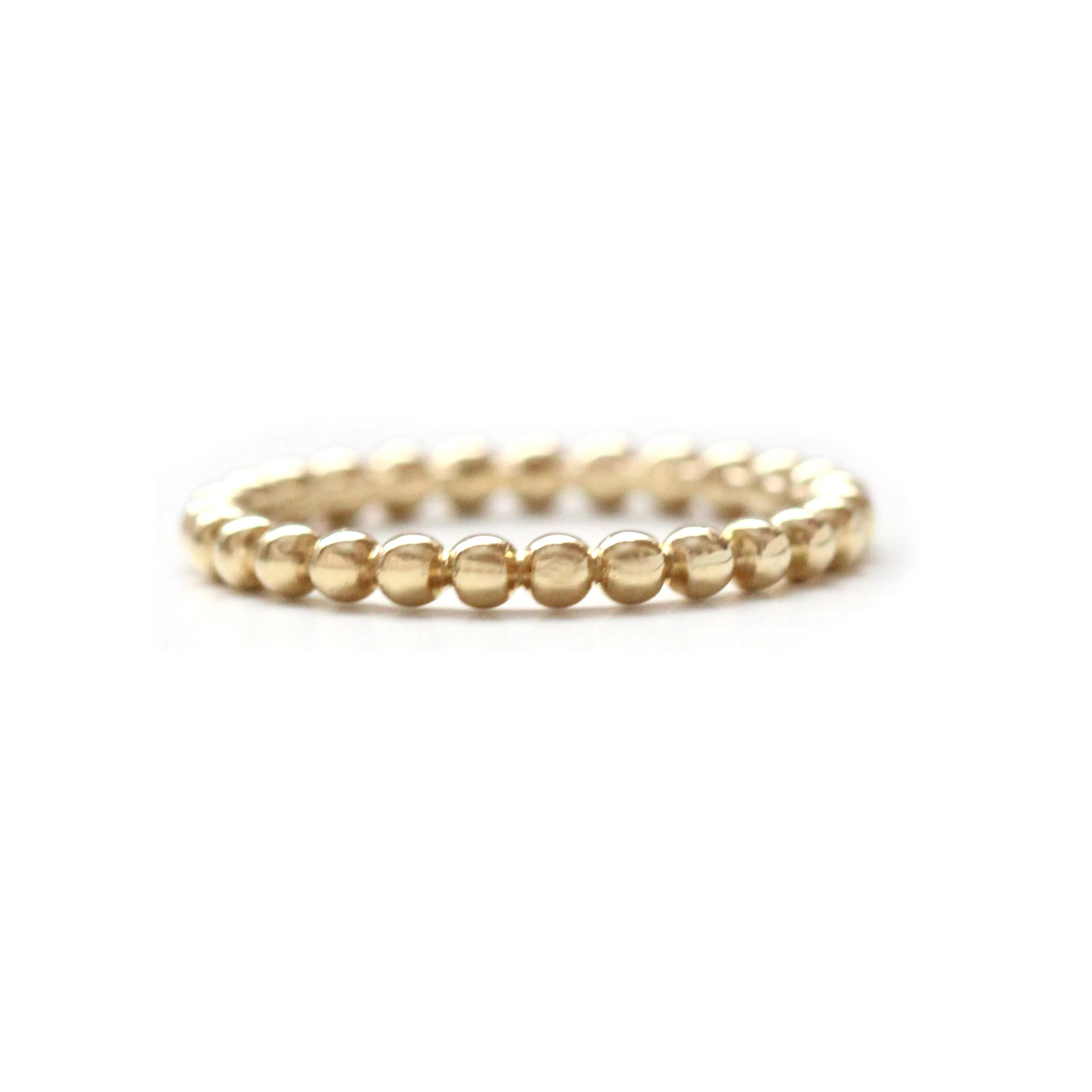 Beaded Plain Band (large)