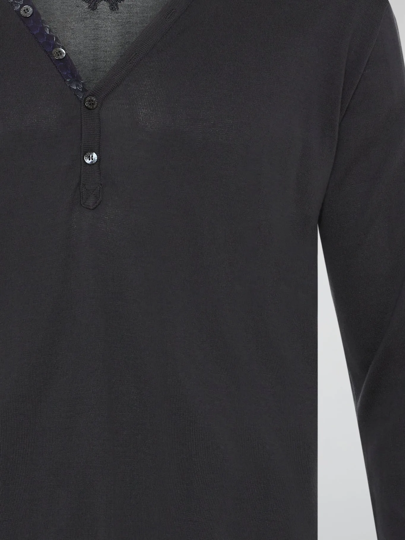 Black Long Sleeve Polo Shirt