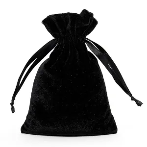 Black Velvet Bag 6" ( Medium )