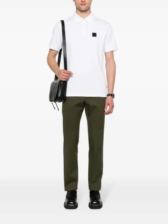 BOSS appliqué-logo polo shirt