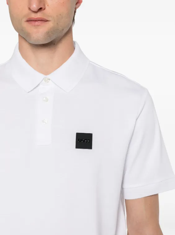BOSS appliqué-logo polo shirt