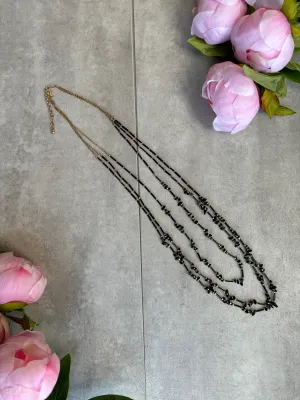 Brinkley Necklace in Onyx