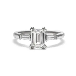 Brooklyn Emerald Cut Engagement Ring