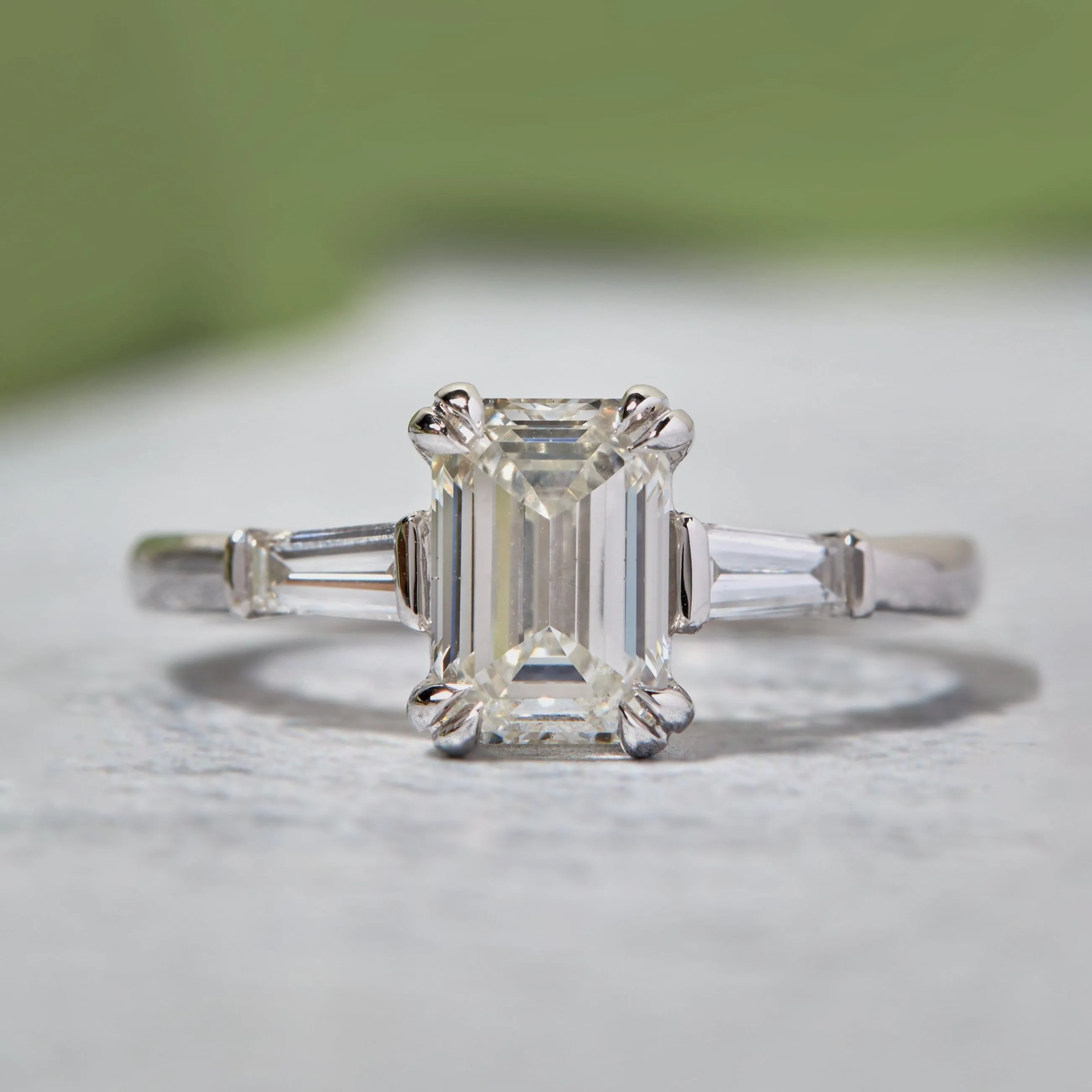 Brooklyn Emerald Cut Engagement Ring